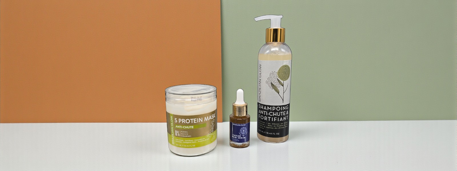 Brazilian Glow Pack anti chute et serum caviar