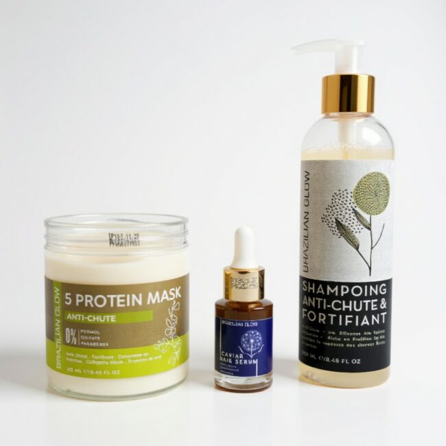 Brazilian Glow soins de cheveux anti chute avec serum