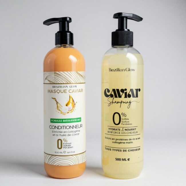 Pack soin caviar 500ml - Brazilian Glow