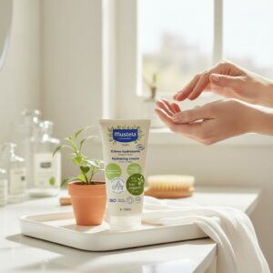crème hydratante bébé mustela bio peau sensible