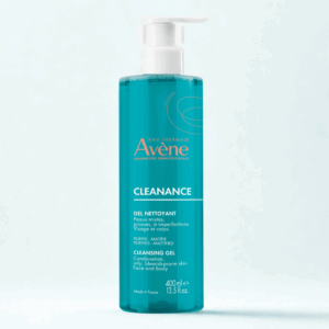 avene cleanance gel nettoyant 400ml peau grasse