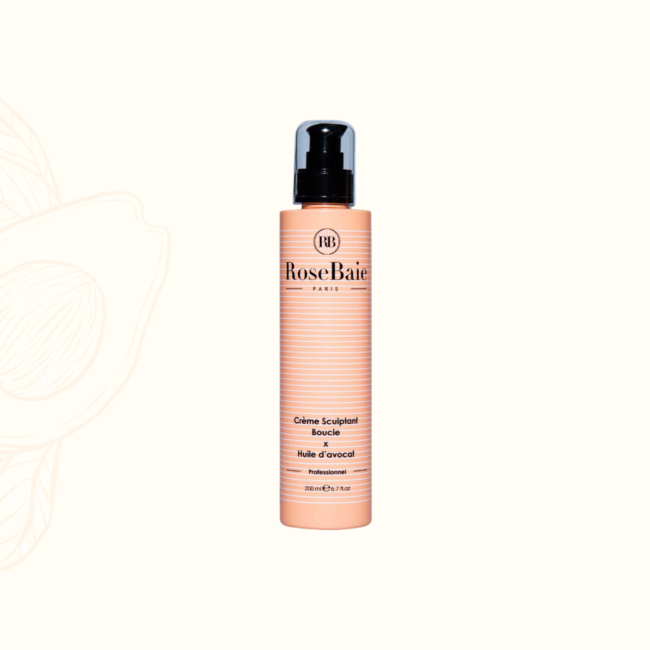 Crème Hydratante Cheveux Bouclés x Huile d’Avocat 200ml – Rose Baie tunisie