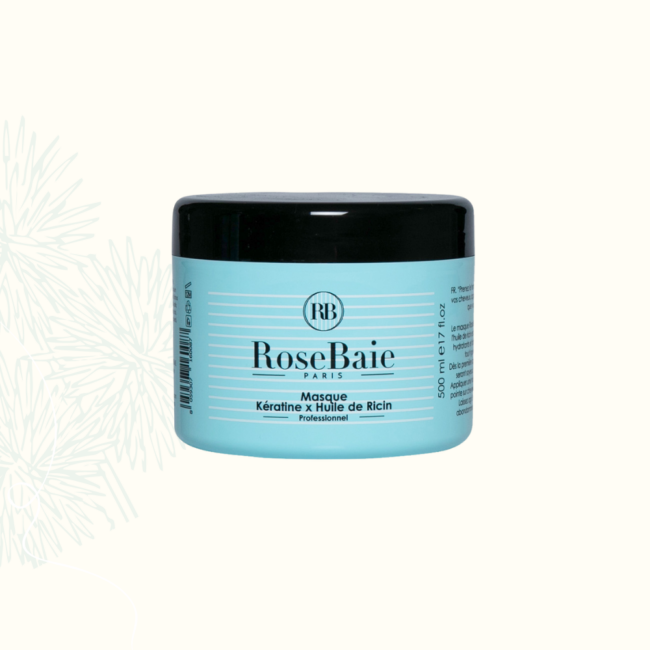 masque kératine ricin rose baie 500ml tunisie