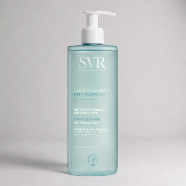 physiopure gelee moussante svr