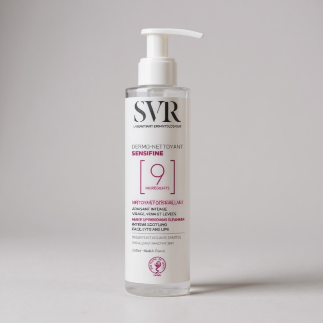 sensifine dermo nettoyant peau sensible svr