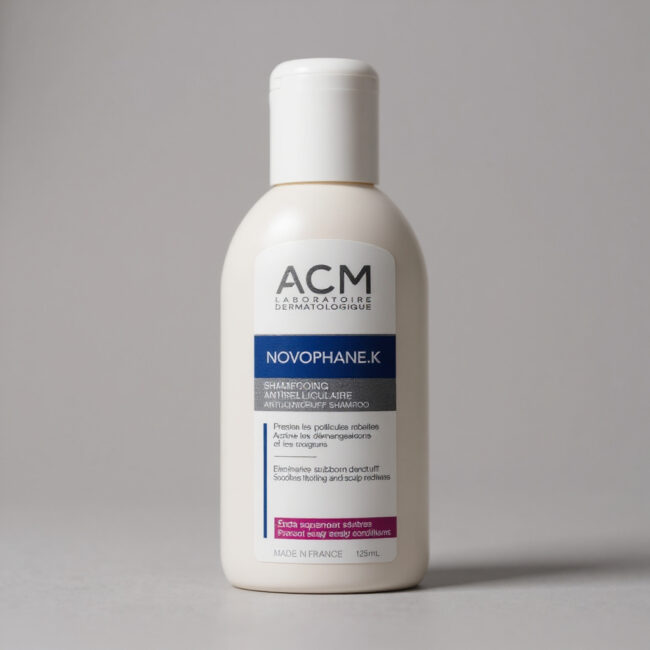 ACM NOVOPHANE K SHAMPOOING ETATS SQUAMEUX SEVERES 125ML ovophane k shampooing etats squameux severes soin cheveux acm tunisie