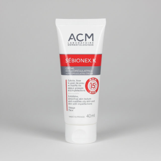 ACM SEBIONEX K CREME KERATOREGULATRICE 40ML sebionex k creme keratoregulatrice soin anti imperfection acm tunisie