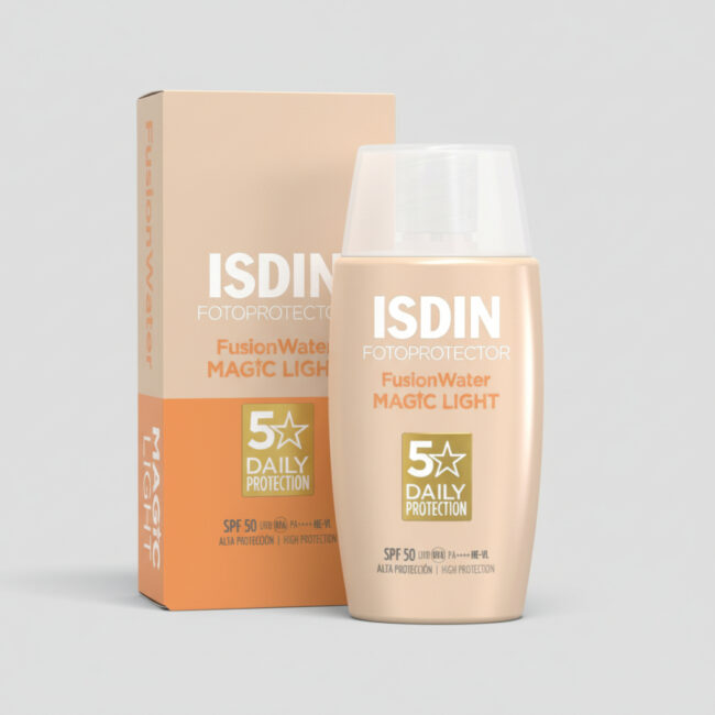 fusion water teintee light spf50 ecran solaire izdin tunisie