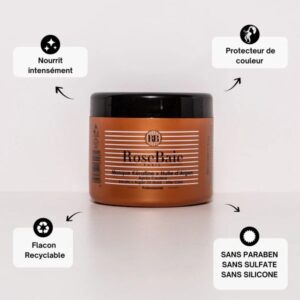 MASQUE ARGAN POST COLORATION ANTI OXYDANT & PROTECTION rose baie tunisie