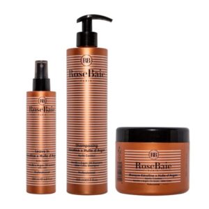 TRIO ARGAN POST COLORATION ANTI OXYDANT & PROTECTION rose baie tunisie