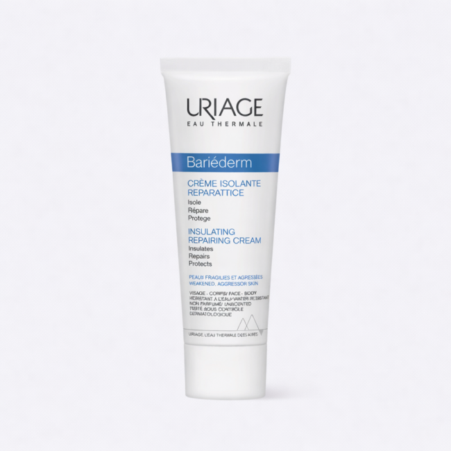 URIAGE BARIEDERM CREME ISOLANTE REPARATRICE 75ML creme isolante reparatrice soin visage uriage tunisie