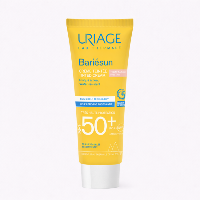 bariesun creme teintee claire spf50 protection solaire uriage tunisie