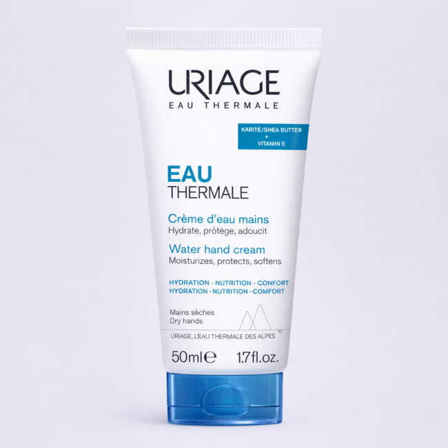URIAGE EAU THERMALE CREME D'EAU MAINS 50ML creme mains hydratante eau thermale uriage tunisie