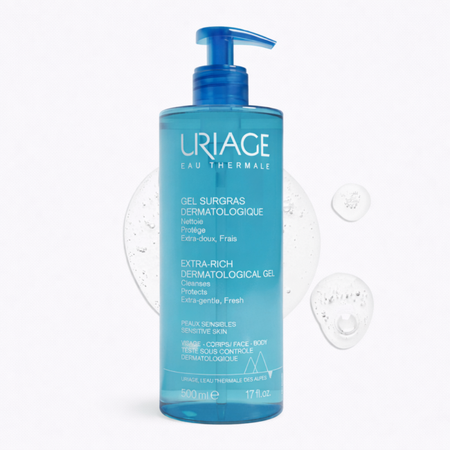 gel surgras dermatologique nettoyant visage et corps uriage tunisie