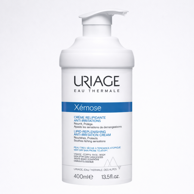 URIAGE XEMOSE CREME RELIPIDANTE ANTI IRRITATIONS 400ML xemose crème relipidante soin visage uriage tunisie