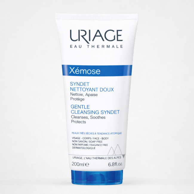 URIAGE XEMOSE SYNDET NETTOYANT DOUX 200ML xemose syndet nettoyant doux soin visage uriage tunisie