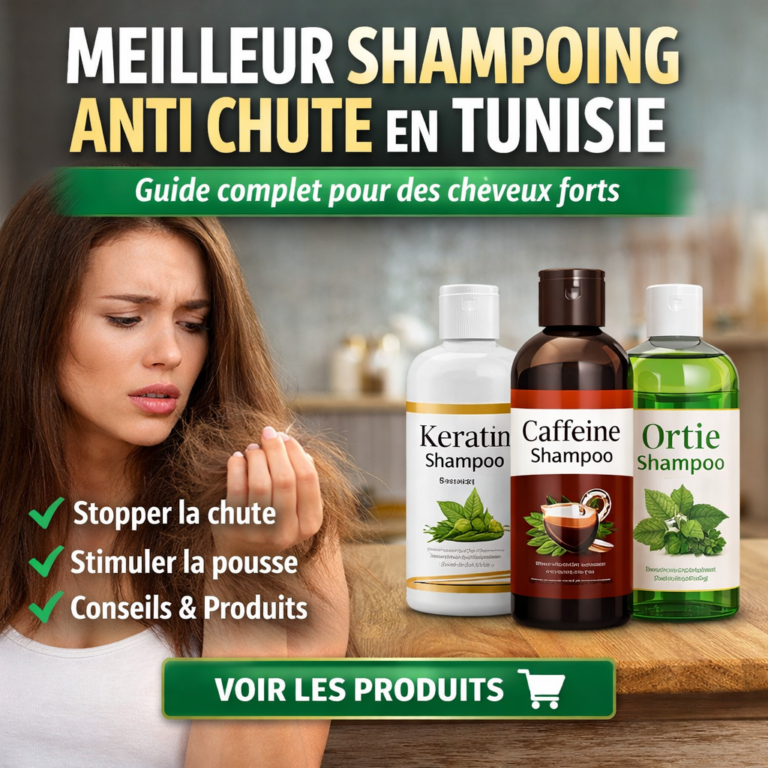 Meilleur shampoing anti chute en Tunisie : guide complet pour des cheveux forts