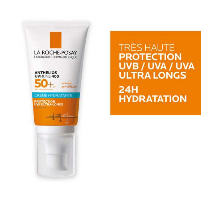 Anthelios UVMune 400 Hydrating Cream SPF50+ Sun Cream 50ml 04 La Roche Posay Tunisie (3)