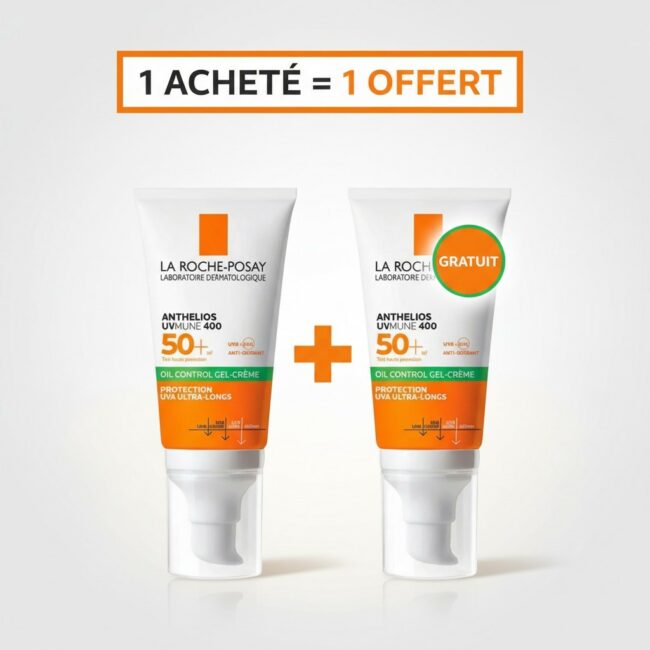 LA ROCHE POSAY ANTHELIOS UVMUNE 400 OIL CONTROL GEL CREME INVISIBLE SPF50+ 50ML