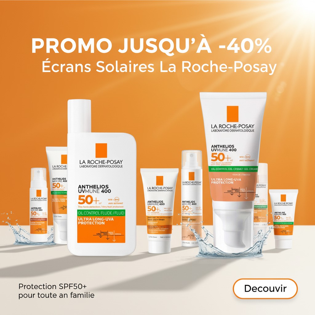anthelios uvmune 400 oil control fluid Tunisie la roche posay