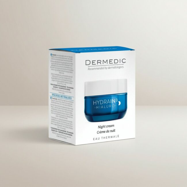 DERMEDIC HYDRAIN 3 CREME DE NUIT HYDRATANTE 55ML