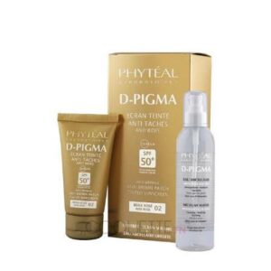 PHYTEAL DPIGMA ECRAN TEINTE BEIGE ROSE SPF50+EAU MICELLAIRE A L'ALOE VERA ecran visage