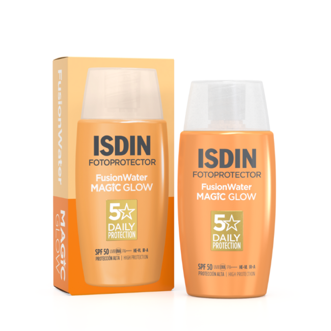 isdin fusion water magic glow spf50 50ml ISDIN Fusion Water Magic Glow Tunisie