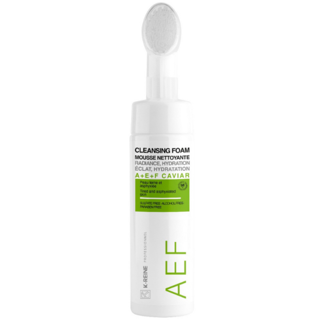 k reine mousse nettoyante vitamines caviar aef 200ml