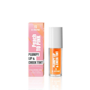 k reine plumpy lip cheek tint peach to pink 6ml