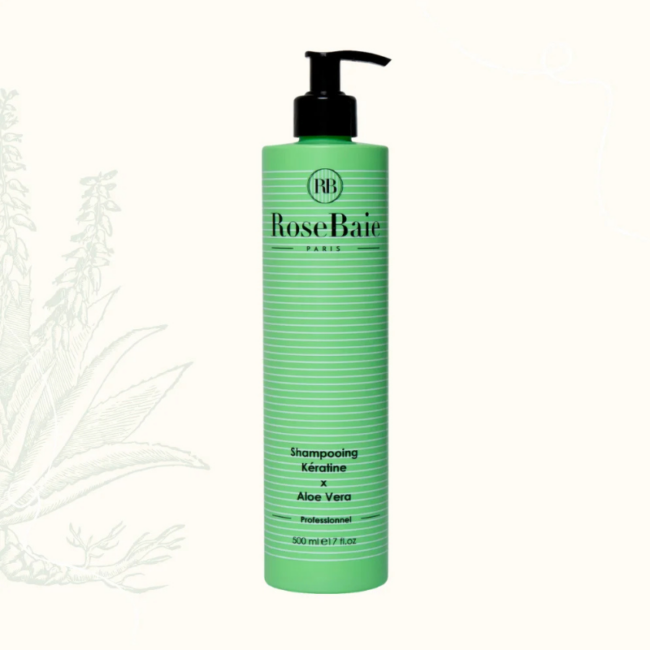 rosebaie shampoing keratine x aloe vera 500 ml rosebaie shampoing keratine x aloe vera 500 ml