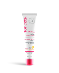 topicrem hydra creme teintee eclat light spf50 40ml