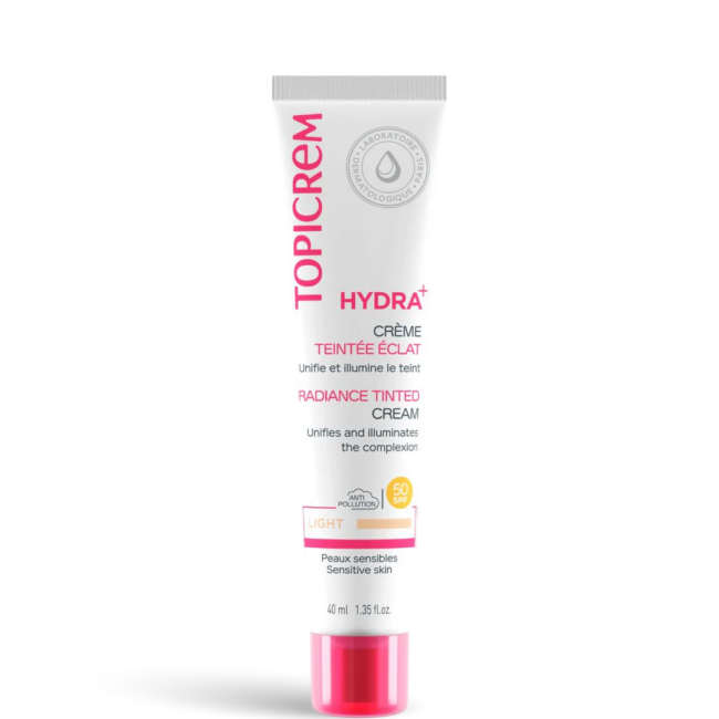topicrem hydra creme teintee eclat light spf50 40ml topicrem hydra creme teintee eclat light spf50 40ml