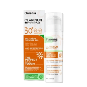 clarenia claresun ecran gel creme toucher sec spf50 50ml