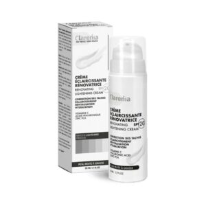 clarenia creme eclaircissante renovatrice spf20 peau mixte a grasse 50ml