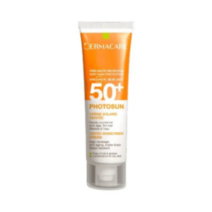 dermacare photosun 02 creme solaire teinte peaux mixtes a grasses spf 50 50ml