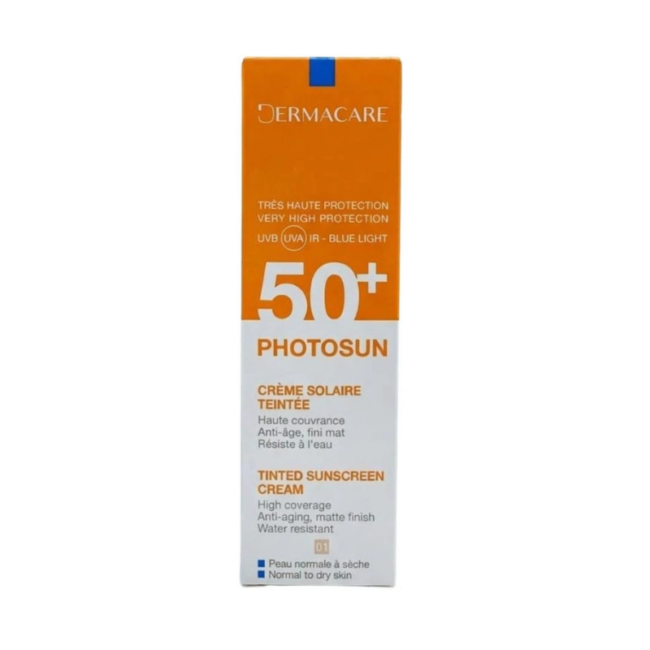 dermacare photosun creme protectrice teintee 01 spf 50 peau normale a seche dermacare photosun creme protectrice teintee 01 spf 50 peau normale a seche