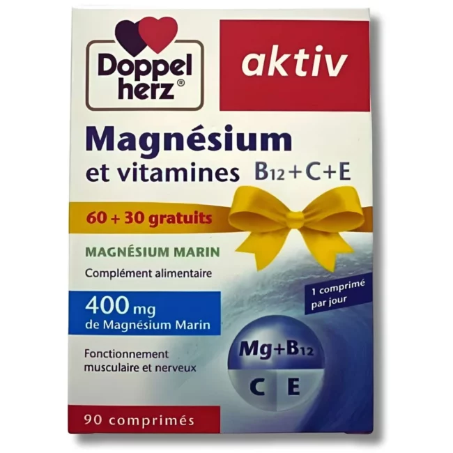 doppel herz aktiv magnesium et vitamines 90 comprimes doppel herz aktiv magnesium et vitamines 90 comprimes