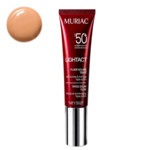 muriac lightact fluide solaire teinte spf50 02 beige naturel