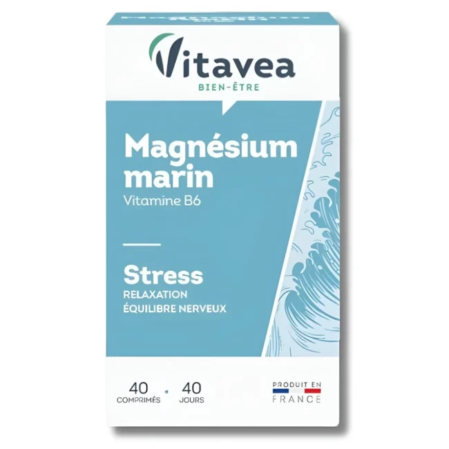 vitavea magnesium marin 40 comprimes complements alimentaires vitavea